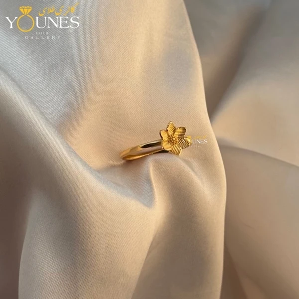 انگشتر طلا شکوفه